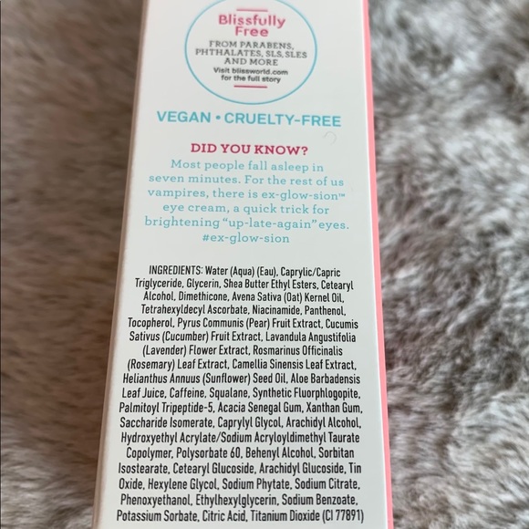 BLISS EX-GLOW-SION RADIANCE BOOST EYE CREAM SERUM - Picture 7 of 7